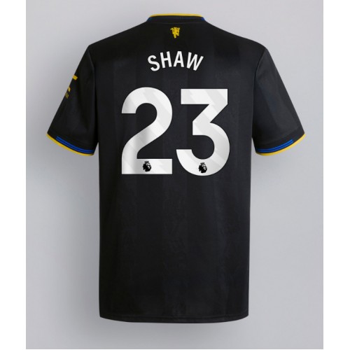 Stroje piłkarskie Manchester United Luke Shaw #23 Koszulka Trzeciej 2025-26 Krótki Rękaw